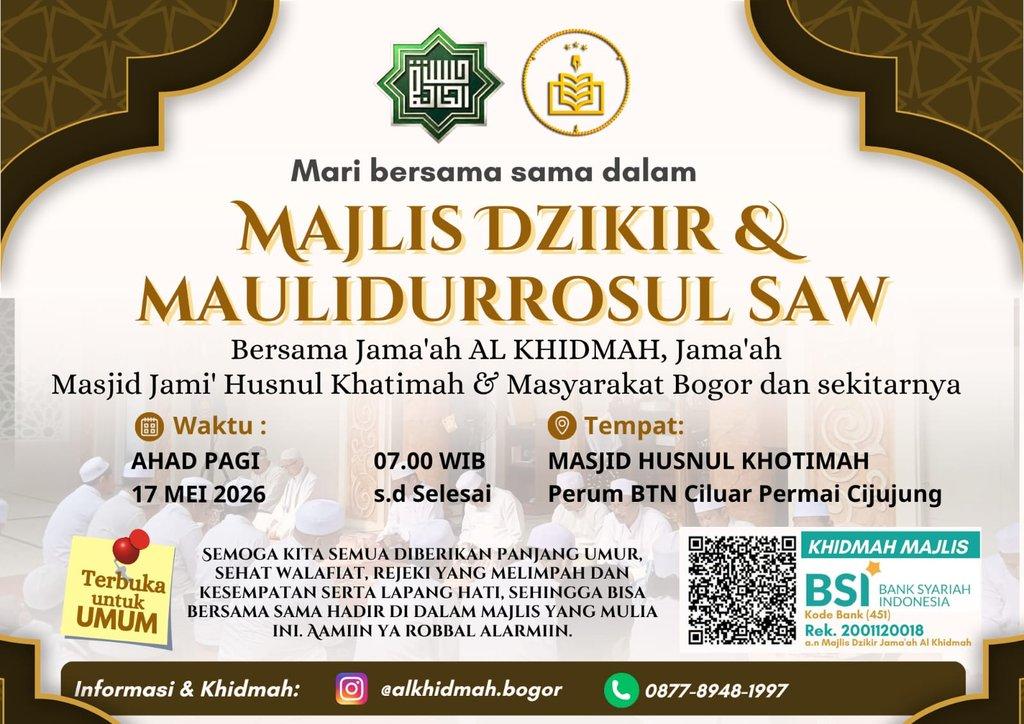 Bogor - Majlis Dzikir Maulidurrasul SAW